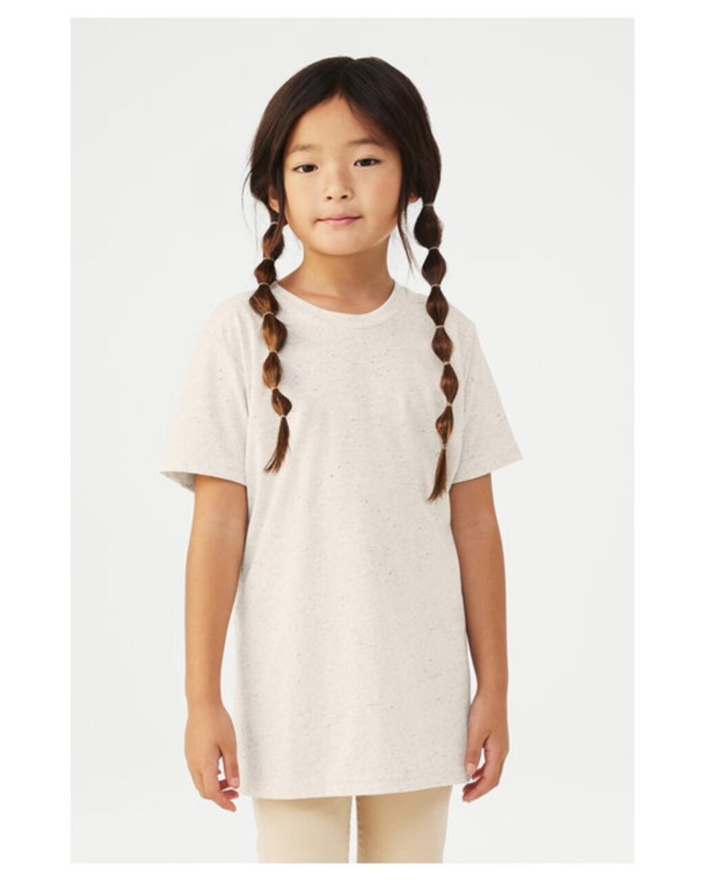 BELLA + CANVAS Youth Triblend Soft Blend Retail Fit Unisex Kids Everyday Casual T-Shirt
